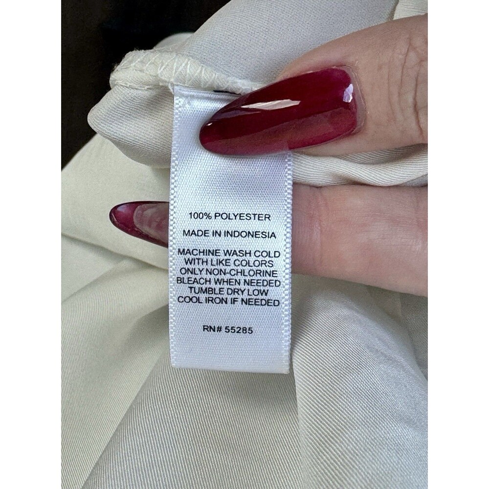 Express Women's Cream Sleeveless Tank Top Size M NEW - Picture 5 of 5